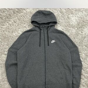 Nike Charcoal Full-Zip Hoodie